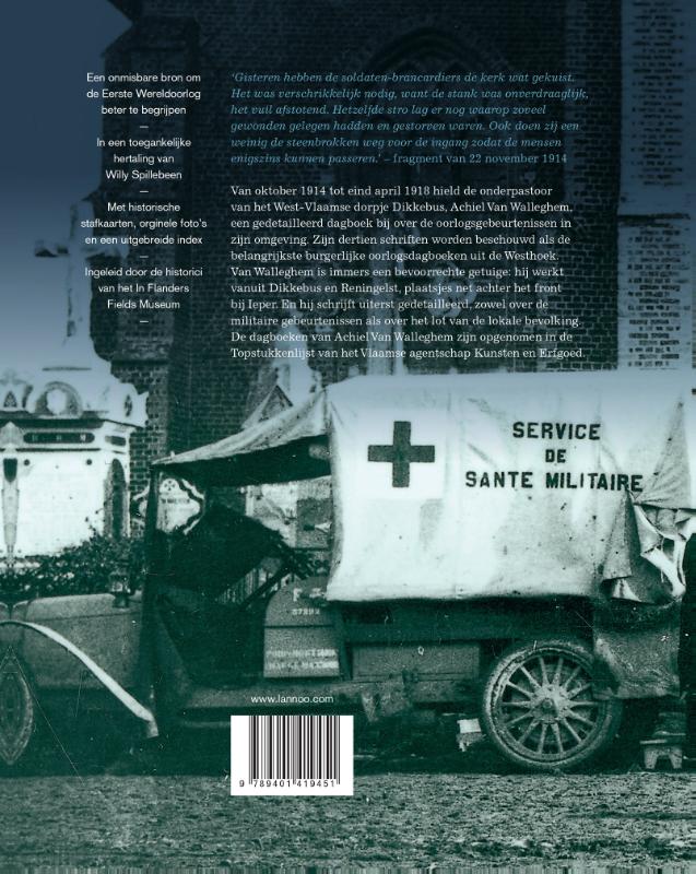 OORLOGSDAGBOEKEN 1914-1918 achterkant