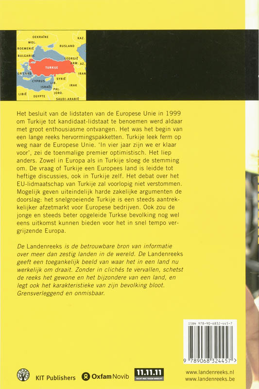Landenreeks - Turkije achterkant