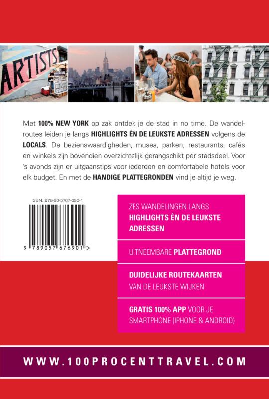 100% New York / 100% stedengidsen achterkant