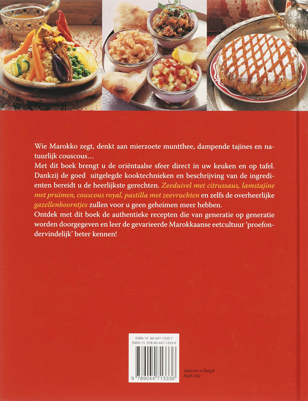 De authentieke Marokkaanse keuken achterkant