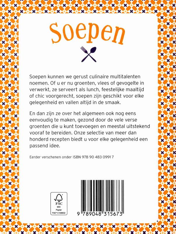 Soepen / Mini Kookboekje achterkant