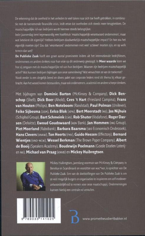 Meer waarde achterkant