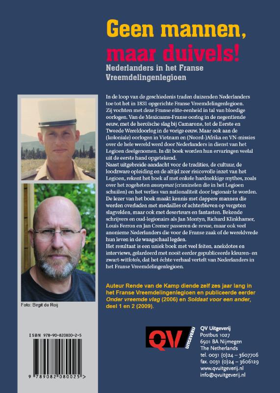 Geen mannen, maar duivels! achterkant