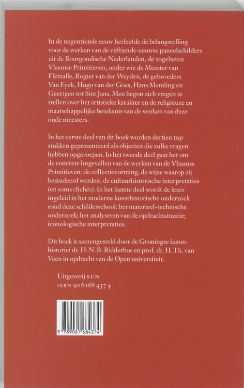 'Om iets te weten van de oude meesters' achterkant