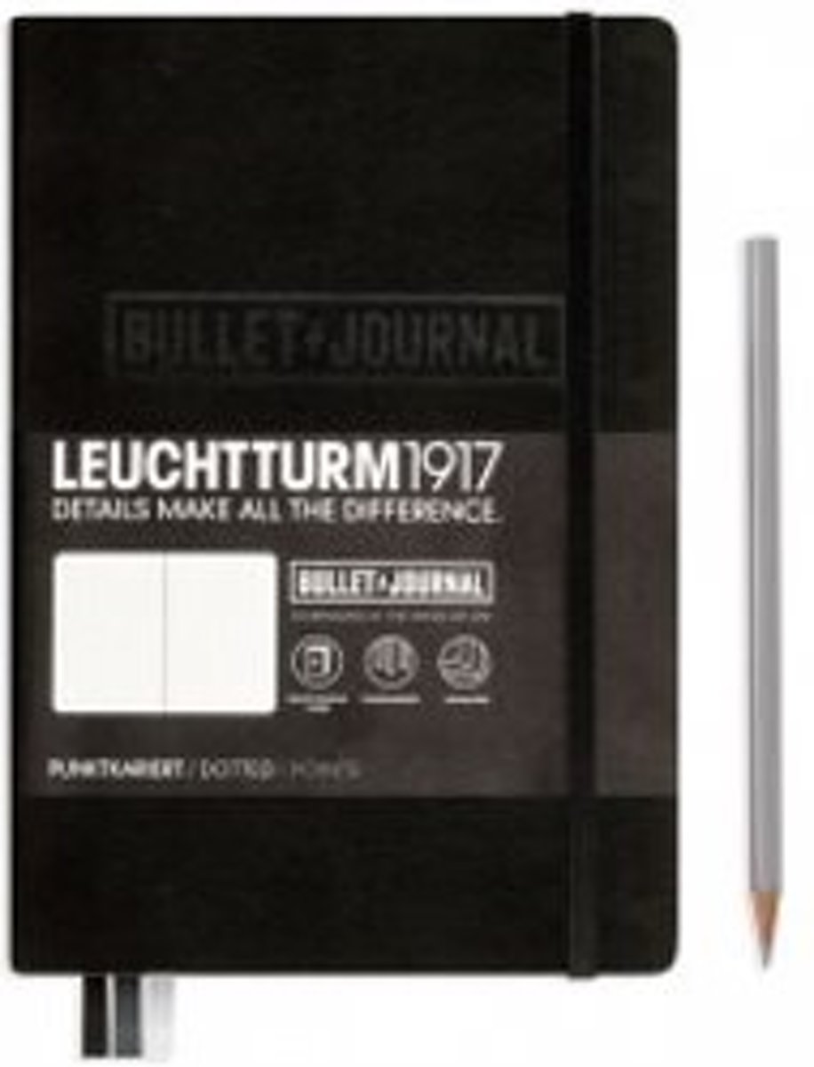 Leuchtturm1917 Bullet Journal notitieboek - Medium (A5) - Zwart