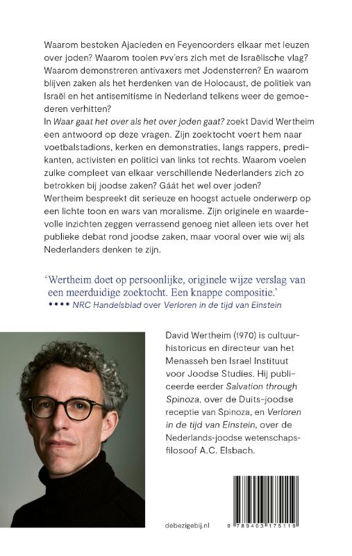 Waar gaat het over als het over Joden gaat? achterkant