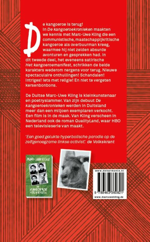 Het kangoeroemanifest achterkant