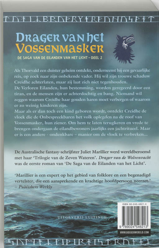 Drager van het Vossenmasker / De Saga van de Eilanden van het Licht / 2 achterkant