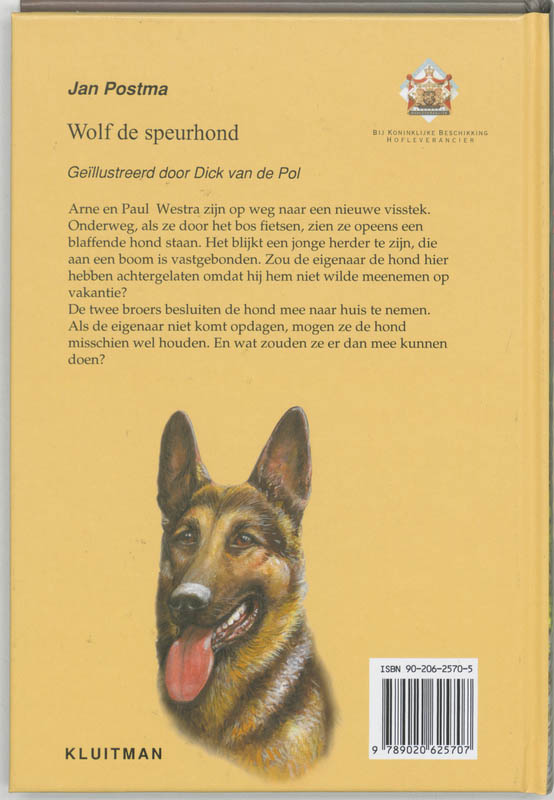 Wolf, de speurhond / New age achterkant