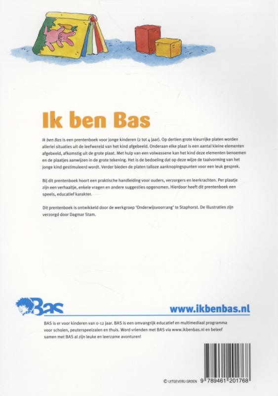 Ik ben Bas / Bas achterkant