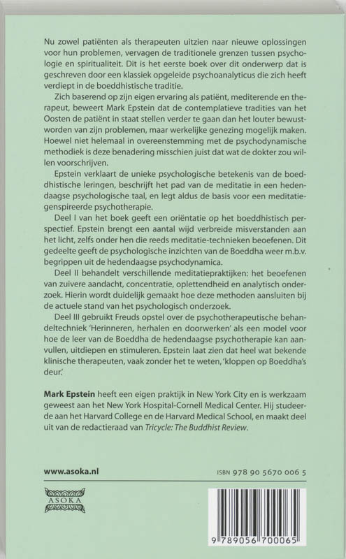 Gedachten Zonder Denker achterkant