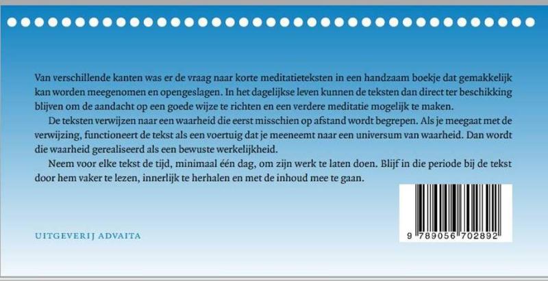 Meditatieboekje achterkant