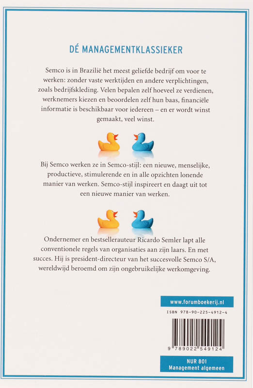 Semco-Stijl achterkant