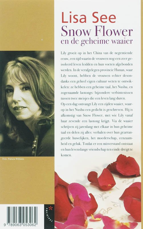 Snow Flower En De Geheime Waaier achterkant