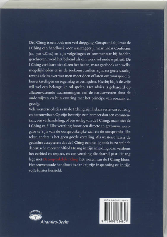 Oorspronkelijke I Ching achterkant