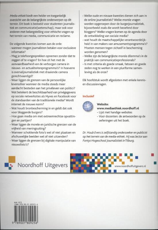 Media-ethiek achterkant