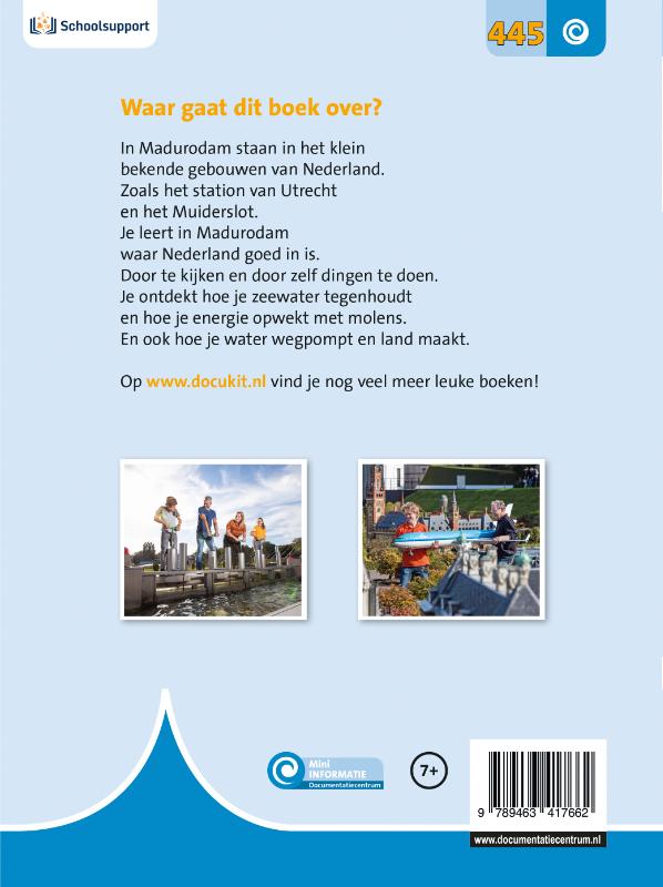 Madurodam / Mini Informatie / 445 achterkant