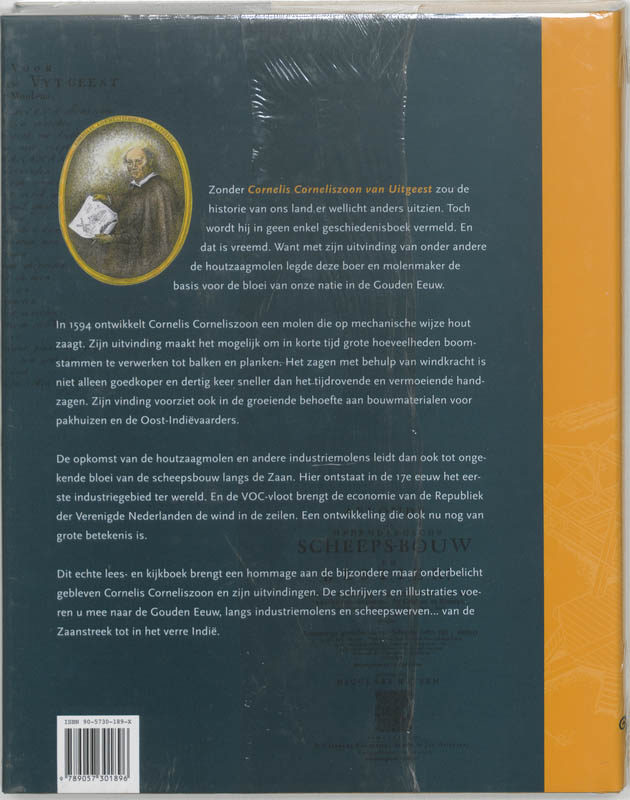 Cornelis Corneliszoon Van Uitgeest achterkant