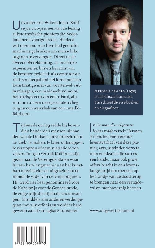 De man die miljoenen levens redde achterkant