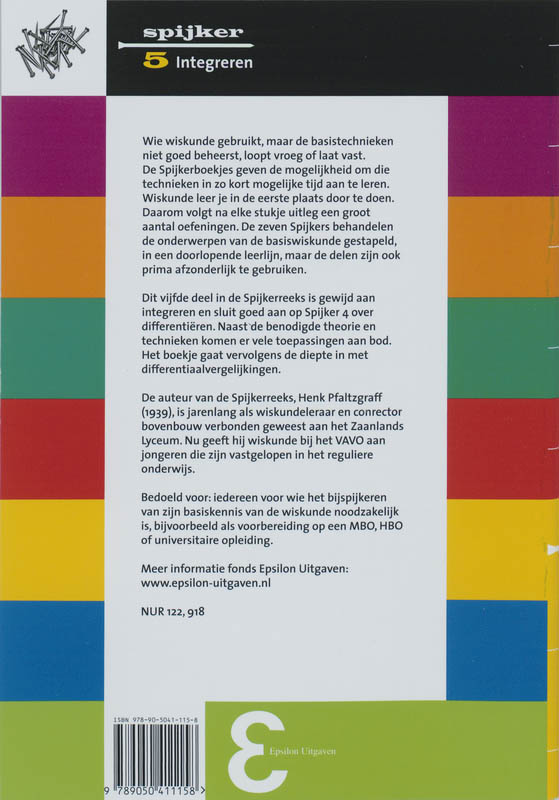 Spijkerreeks 5 -   Integreren achterkant