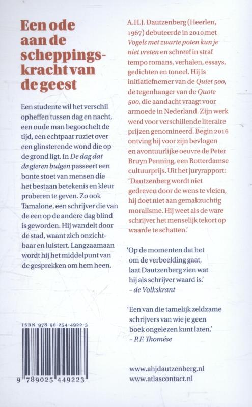 De dag dat de gieren buigen achterkant