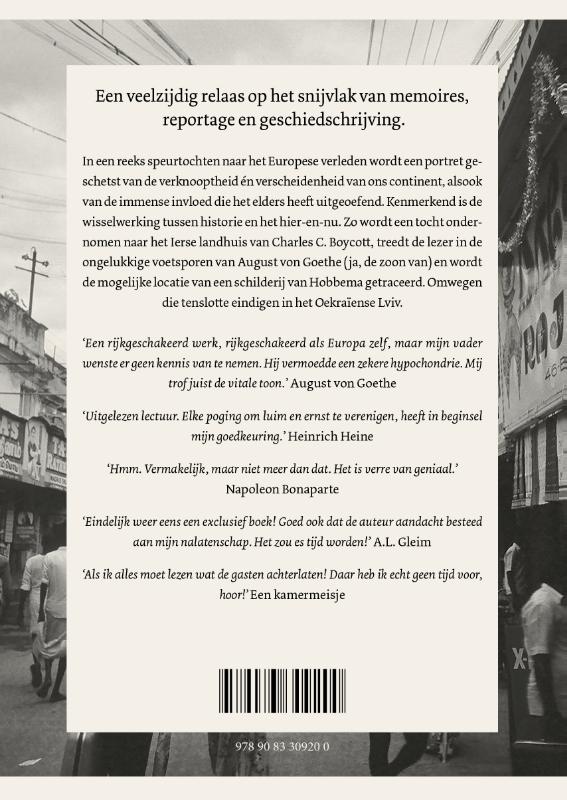 Op zoek naar Europa achterkant