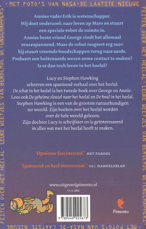 De schat in het heelal achterkant