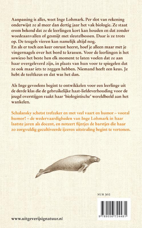 De lessen van mevrouw Lohmark achterkant