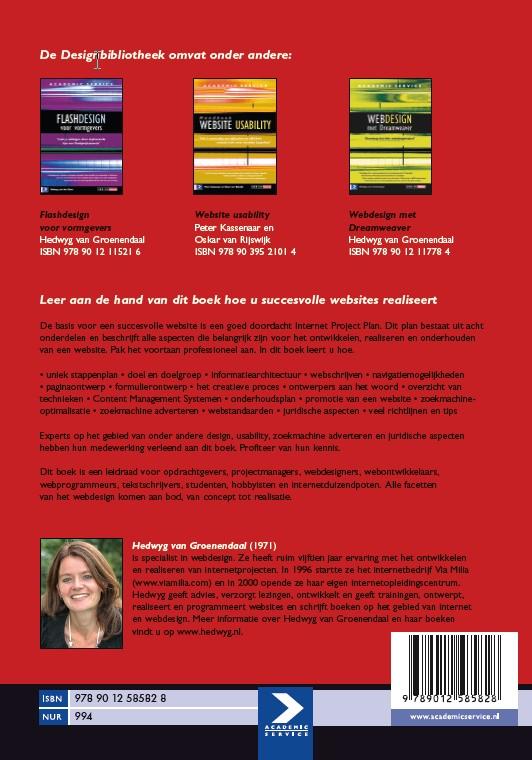 Webdesign / Design Bibliotheek achterkant