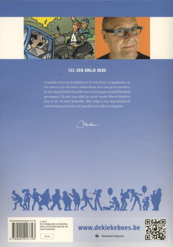 Een dagje dede / De Kiekeboes / 133 achterkant