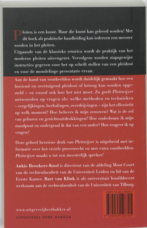 Pleitwijzer achterkant