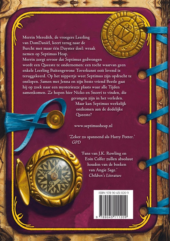Queeste / Septimus Heap / 4 achterkant