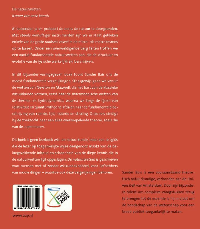 De natuurwetten achterkant