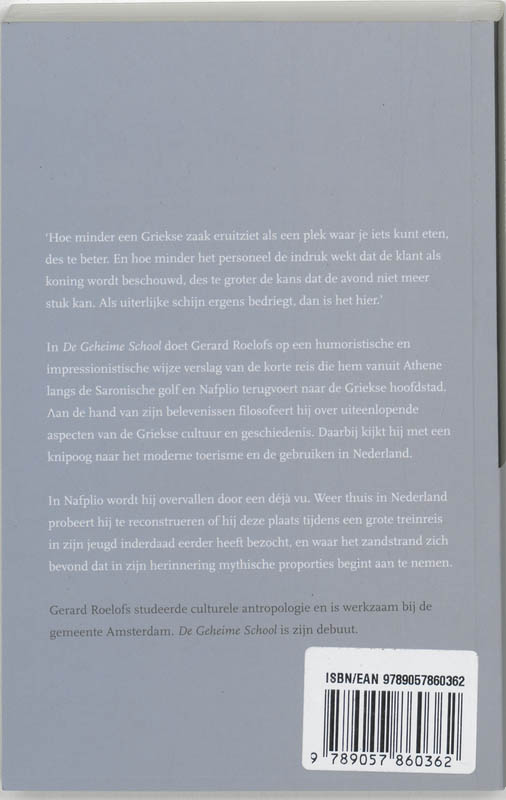 De Geheime School achterkant