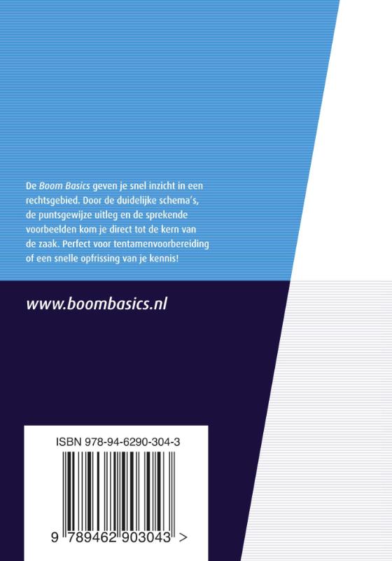 Verbintenissenrecht / Boom Basics achterkant