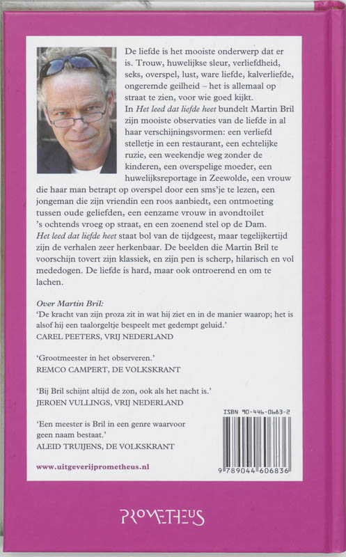 Het leed dat liefde heet achterkant