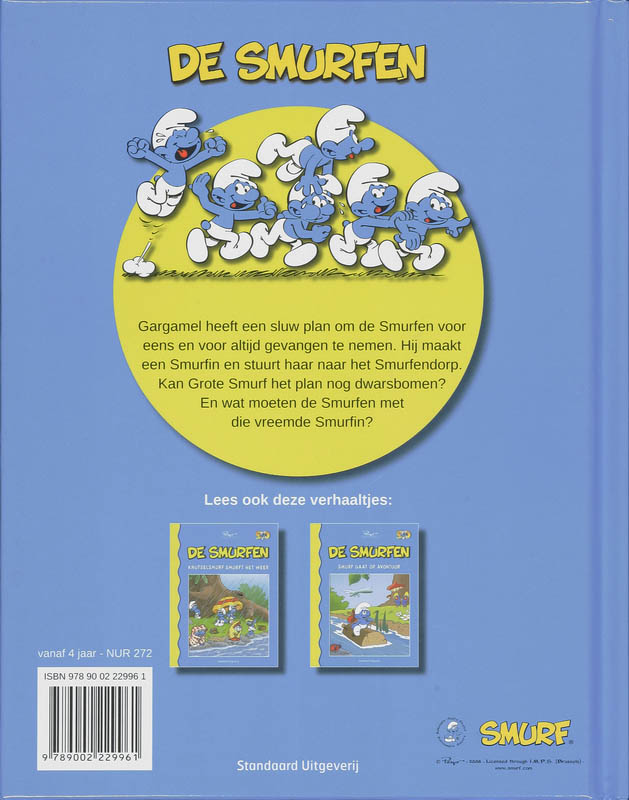 Smurfin In Het Dorp ! achterkant