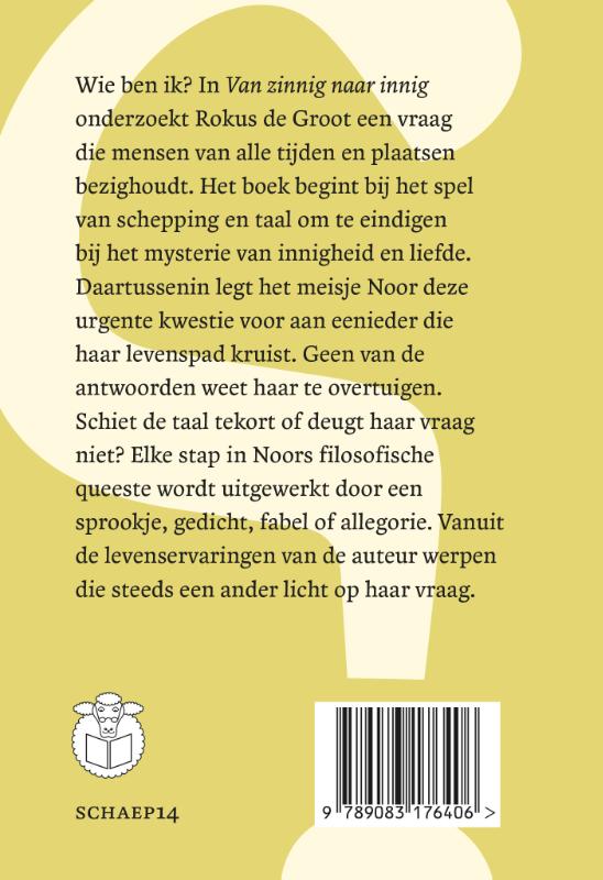 Van zinnig naar innig achterkant