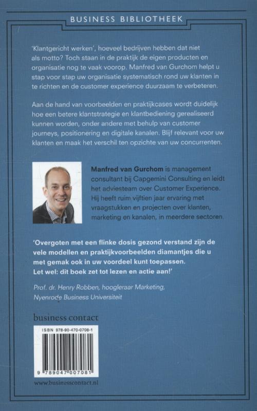 Customer experience in de praktijk / Business bibliotheek achterkant