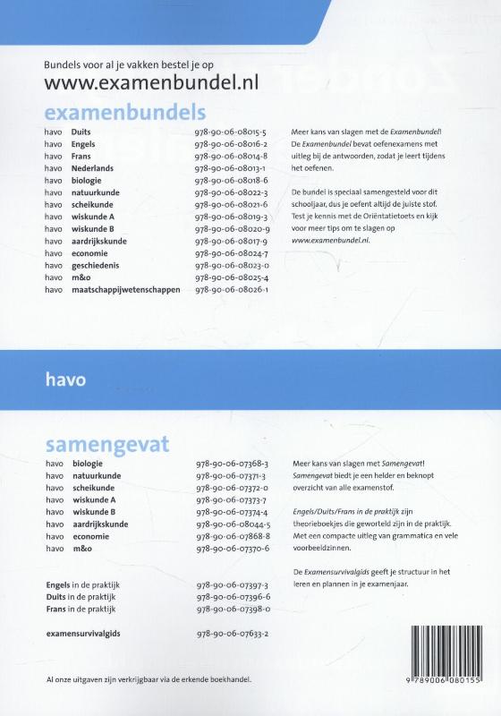 Examenbundel - 2013/2014 HAVO Duits achterkant