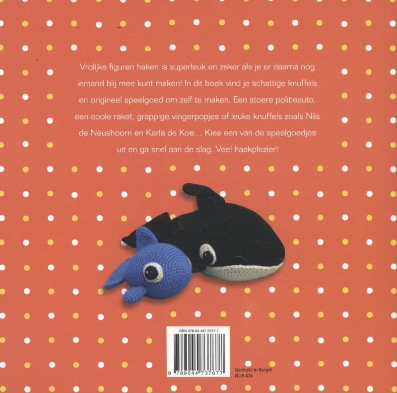 Knuffels en speelgoed haken achterkant