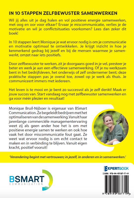 In 10 stappen  -   In 10 stappen zelfbewuster samenwerken achterkant