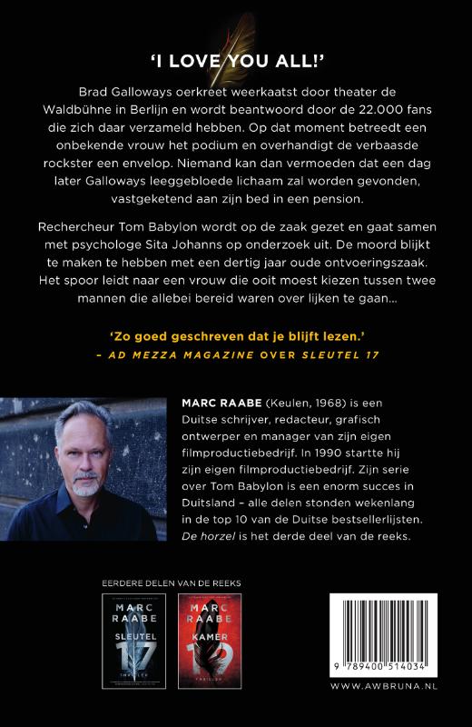 De horzel / Tom Babylon / 3 achterkant