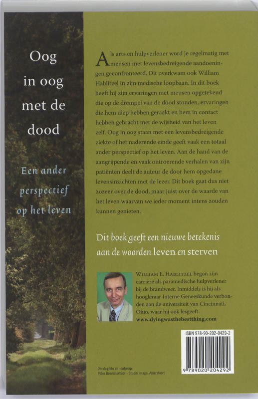 Oog In Oog Met De Dood achterkant