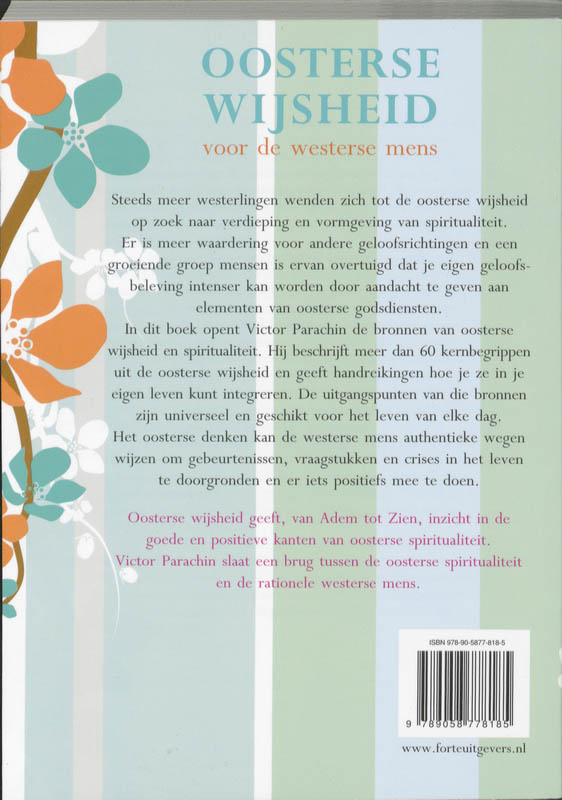 Oosterse wijsheid voor de westerse mens achterkant