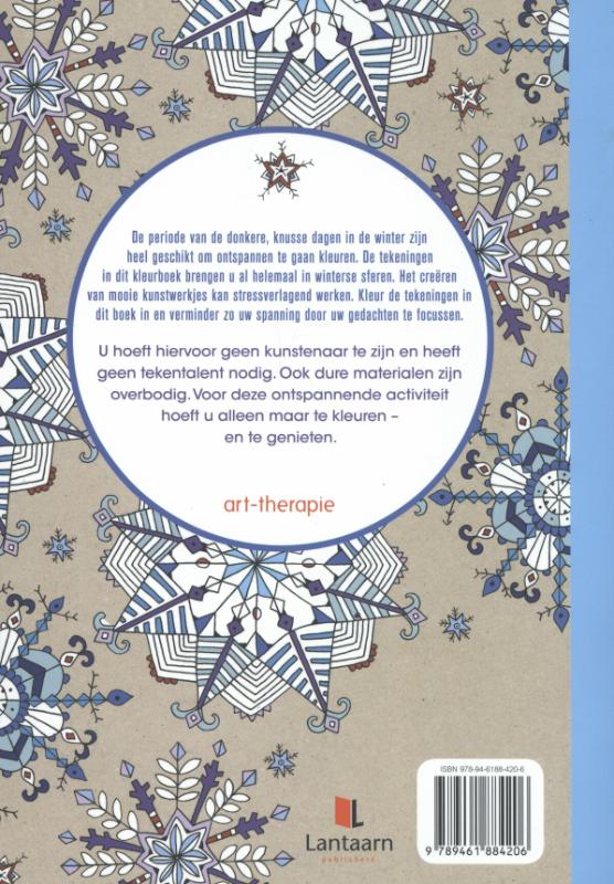 Het grote winter kleurboek / Creative colors achterkant