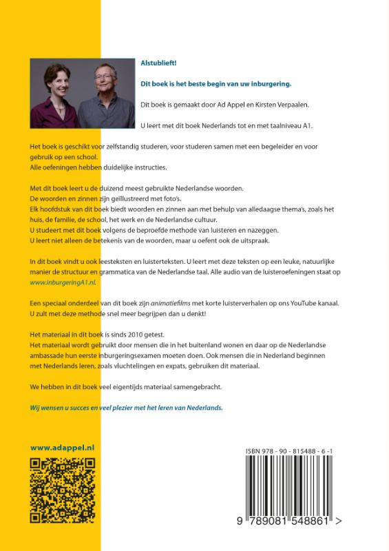 inburgering A1 achterkant