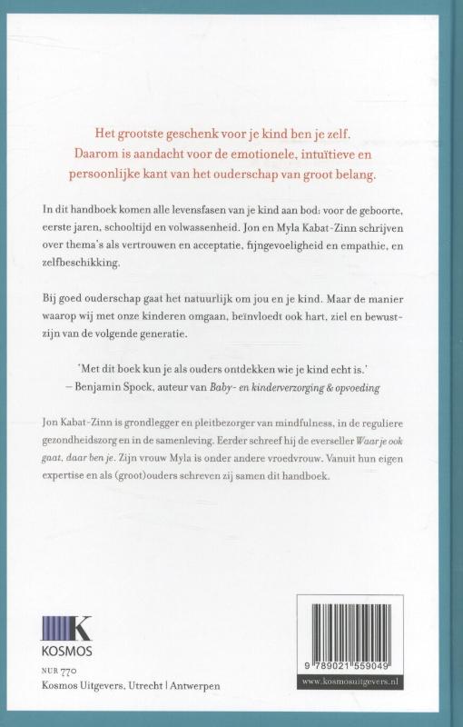 Handboek mindful ouderschap achterkant