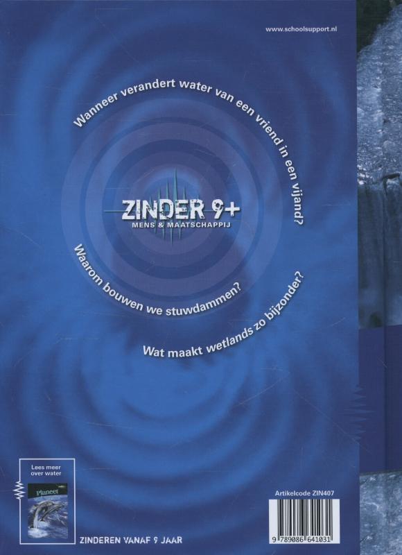 Zinder 9+ Mens en maatschappij - Waanzinnig wonderlijk water achterkant