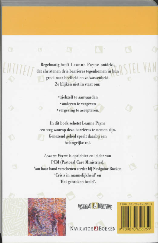 Herstel Van Identiteit Door Genezend Gebed achterkant